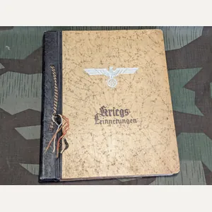 Wehrmacht Kriegs Erinnerungen Photo Album EMPTY