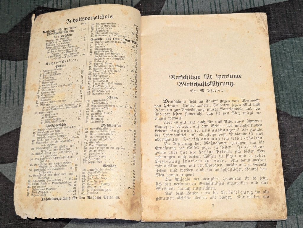 WWI Kriegskochbuch War Cook Book Saxony — image 3