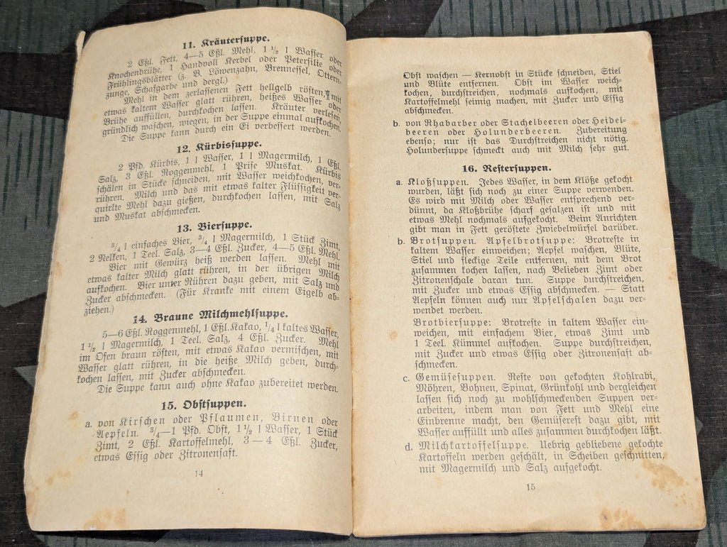 WWI Kriegskochbuch War Cook Book Saxony — image 4