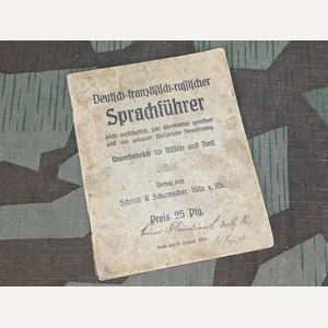 German French Russian WWI Dictionary