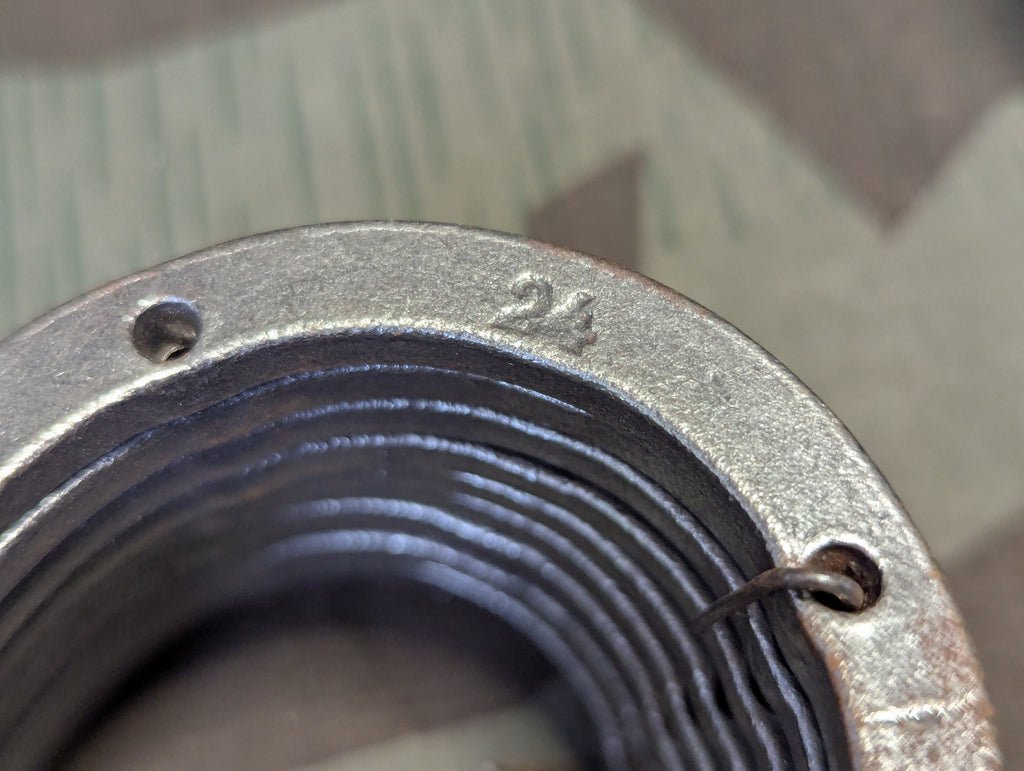 Lot of 26 German Boot Heel Irons Marked 24 — image 2