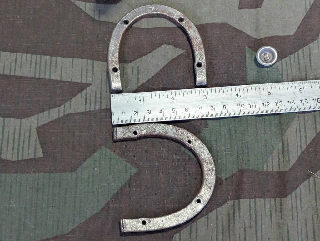 Lot of 26 German Boot Heel Irons Marked 24 — image 3