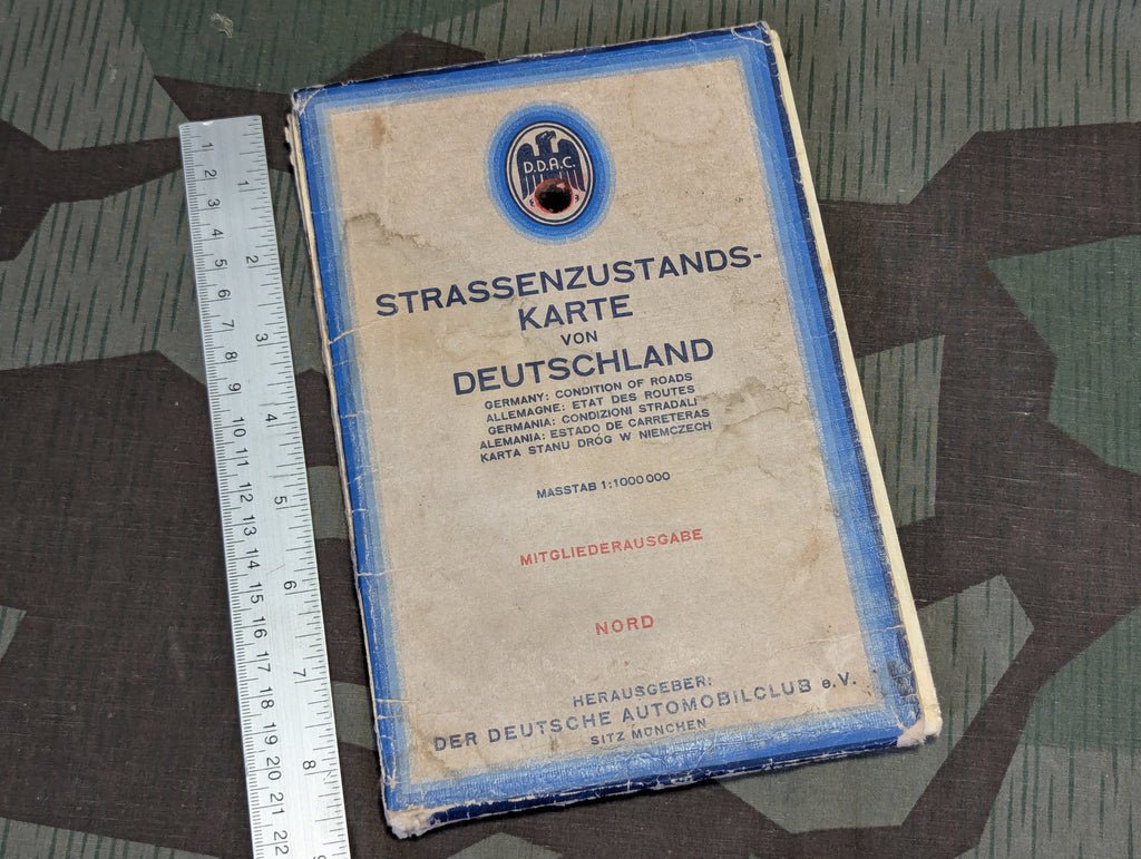 German DDAC Road Condition Map 1936 — image 2