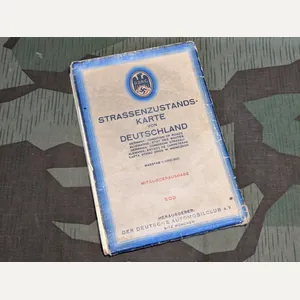 German DDAC Road Condition Map 1936