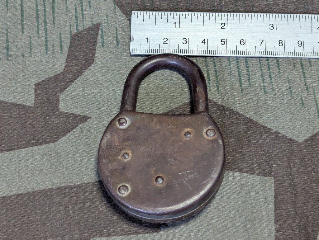 Medium Sized German Lock w/ 1 Key — image 2