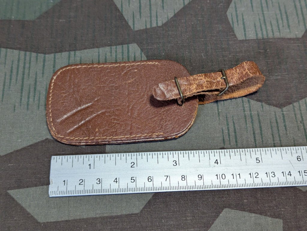 German Leather Luggage Tag — image 2