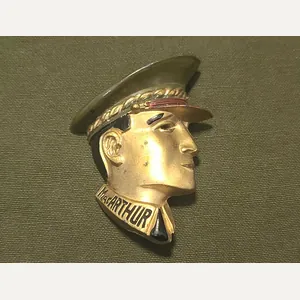 MacArthur Celluloid Pin