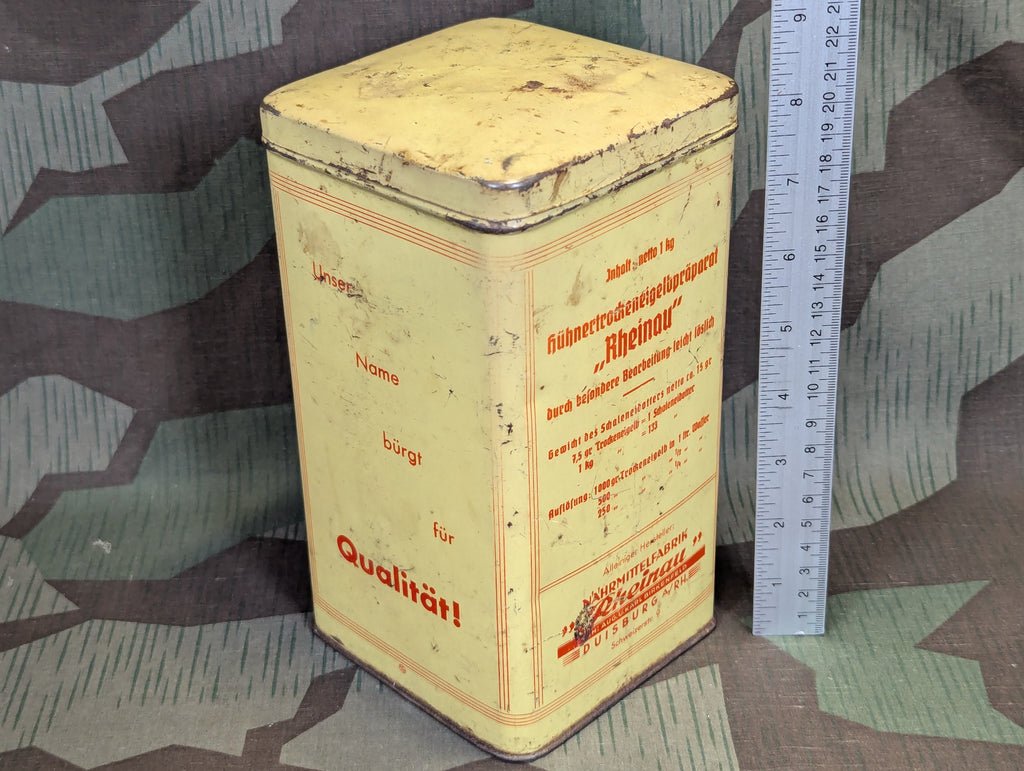 Large Tin for Powdered Egg Yellow Rheinau — image 2