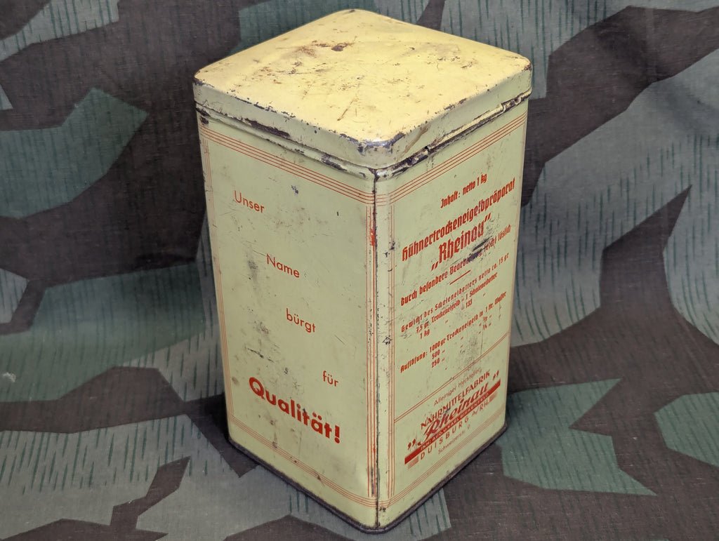 Large Tin for Powdered Egg Yellow Rheinau — image 3