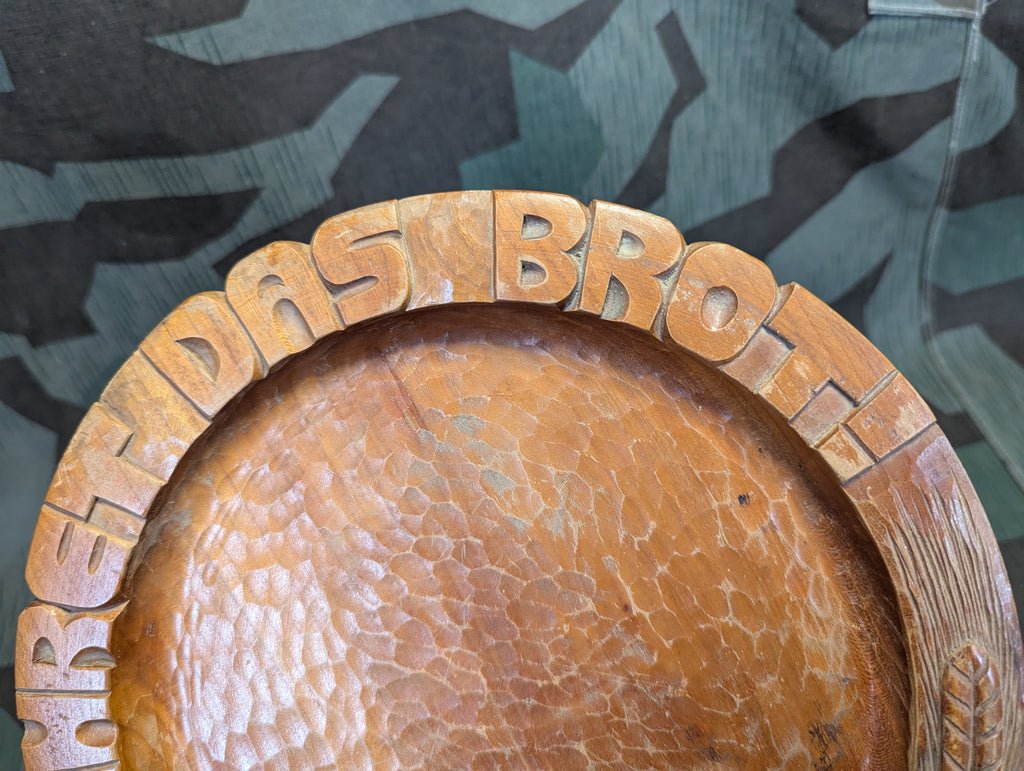 Ehret Das Brot Hand Carved Wood Bread Plate — image 3