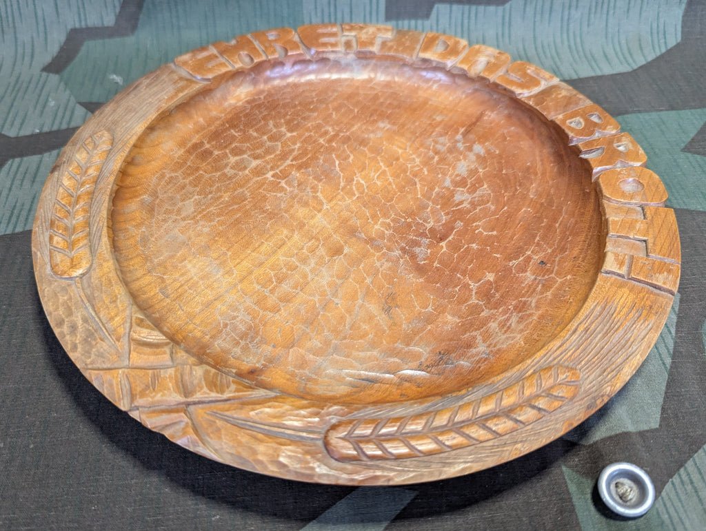 Ehret Das Brot Hand Carved Wood Bread Plate — image 6