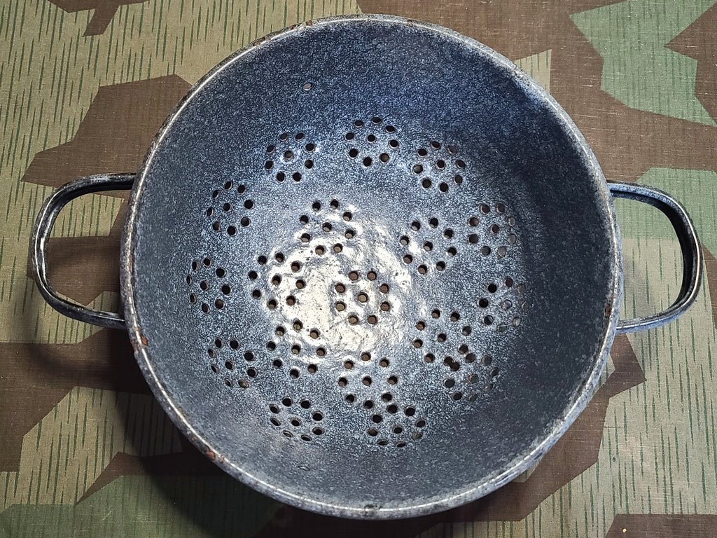 German Helmet Made into a Strainer — image 7