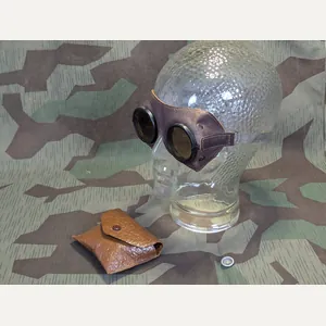 Tinted Motorcycle Goggles in Pouch Ultrasin