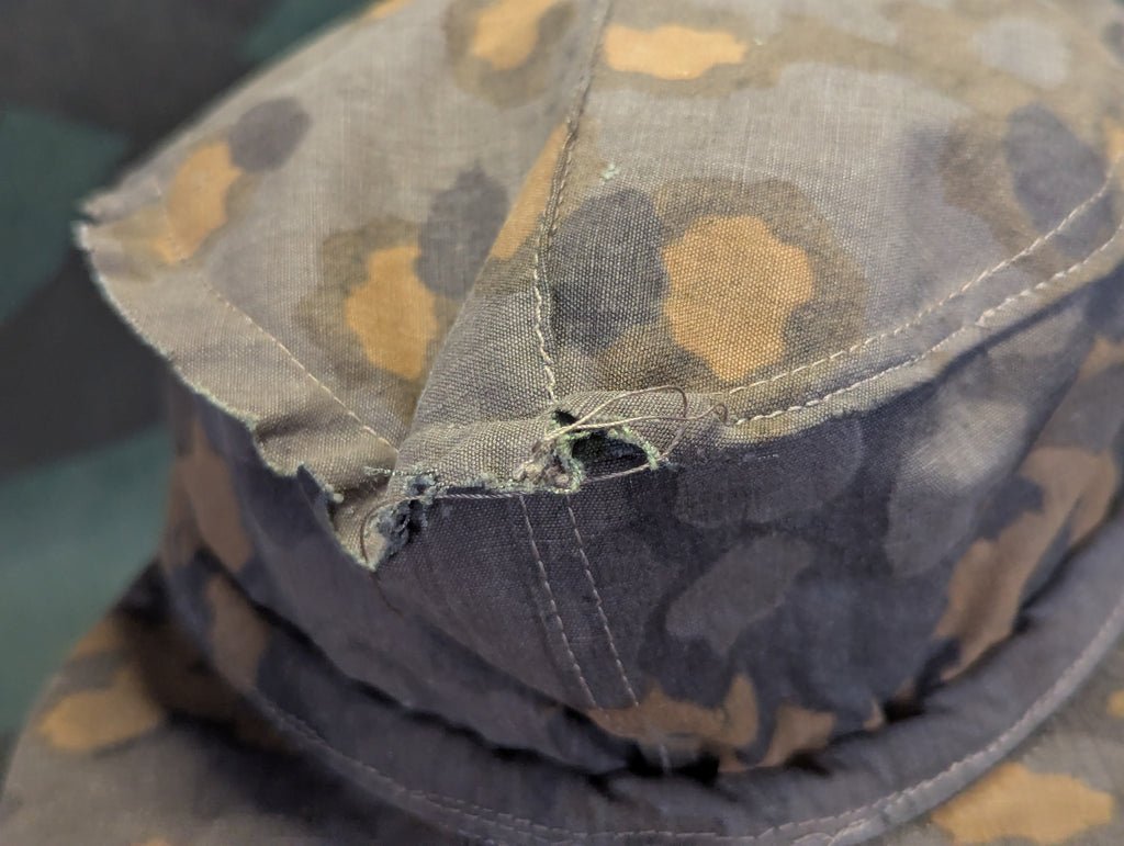 Reversible SS Camouflage Hat Original Material — image 9