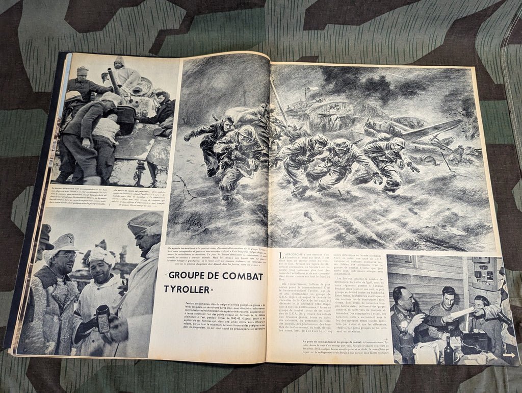 April 1943 Signal Magazine in French No8 with Terrorisme Leaflet — image 10