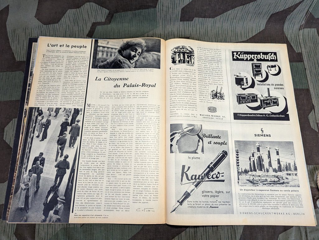 April 1943 Signal Magazine in French No8 with Terrorisme Leaflet — image 16