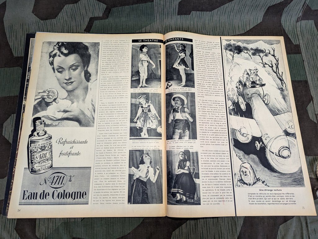 April 1943 Signal Magazine in French No8 with Terrorisme Leaflet — image 19