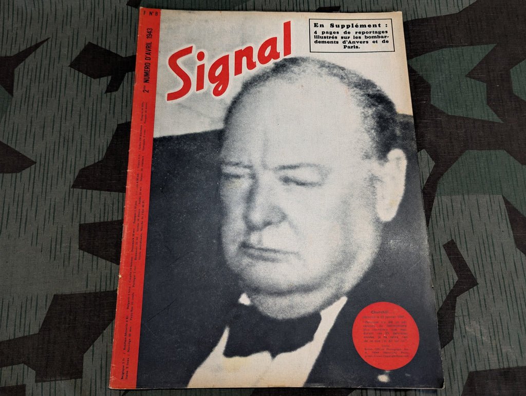 April 1943 Signal Magazine in French No8 with Terrorisme Leaflet — image 2