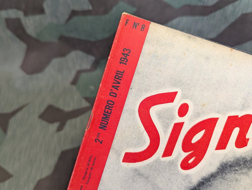 April 1943 Signal Magazine in French No8 with Terrorisme Leaflet — image 3