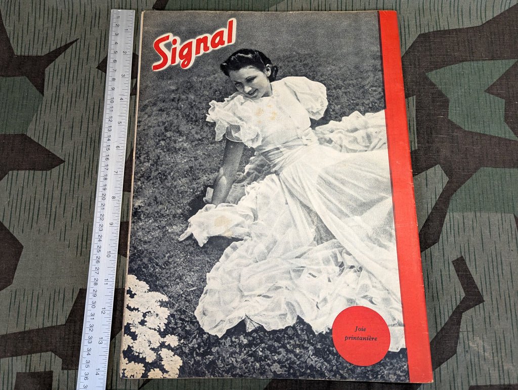 April 1943 Signal Magazine in French No8 with Terrorisme Leaflet — image 4