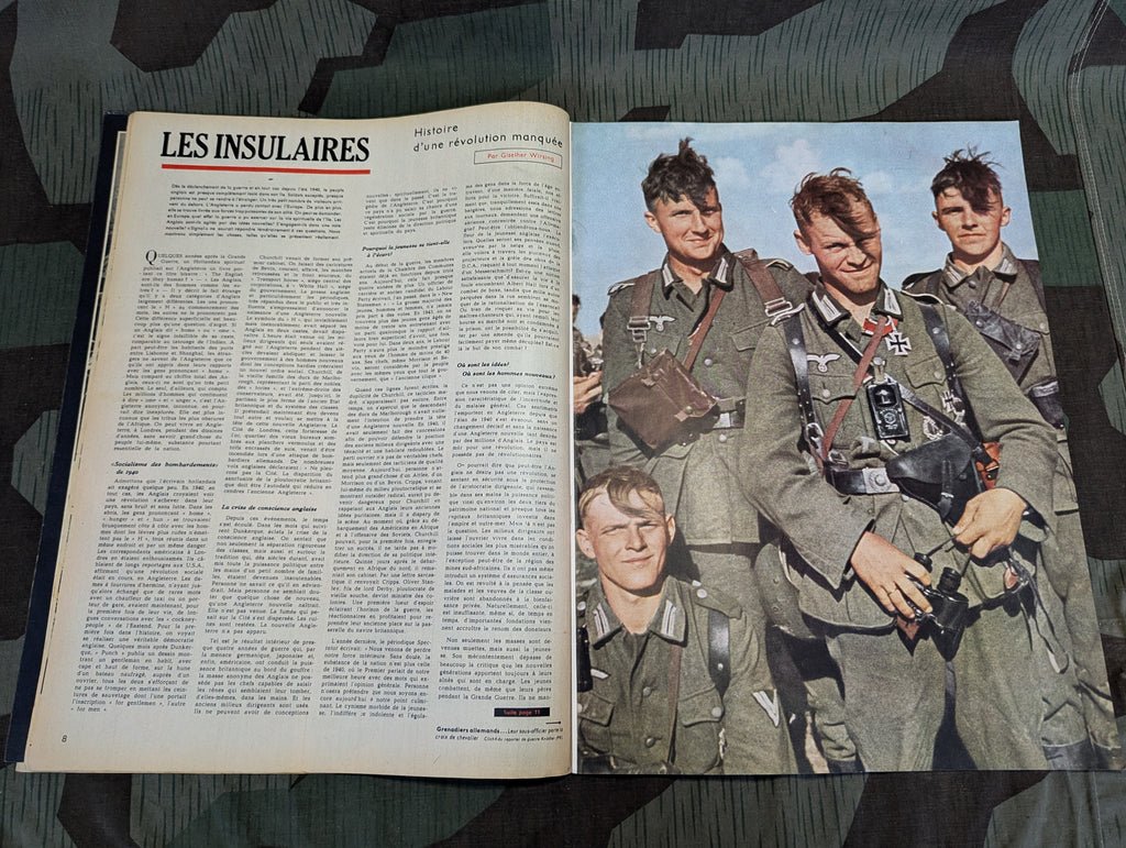April 1943 Signal Magazine in French No8 with Terrorisme Leaflet — image 8