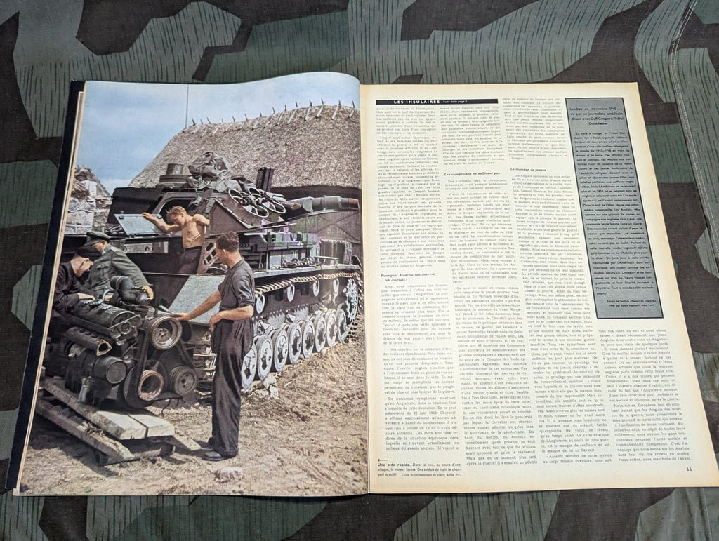 April 1943 Signal Magazine in French No8 with Terrorisme Leaflet — image 9