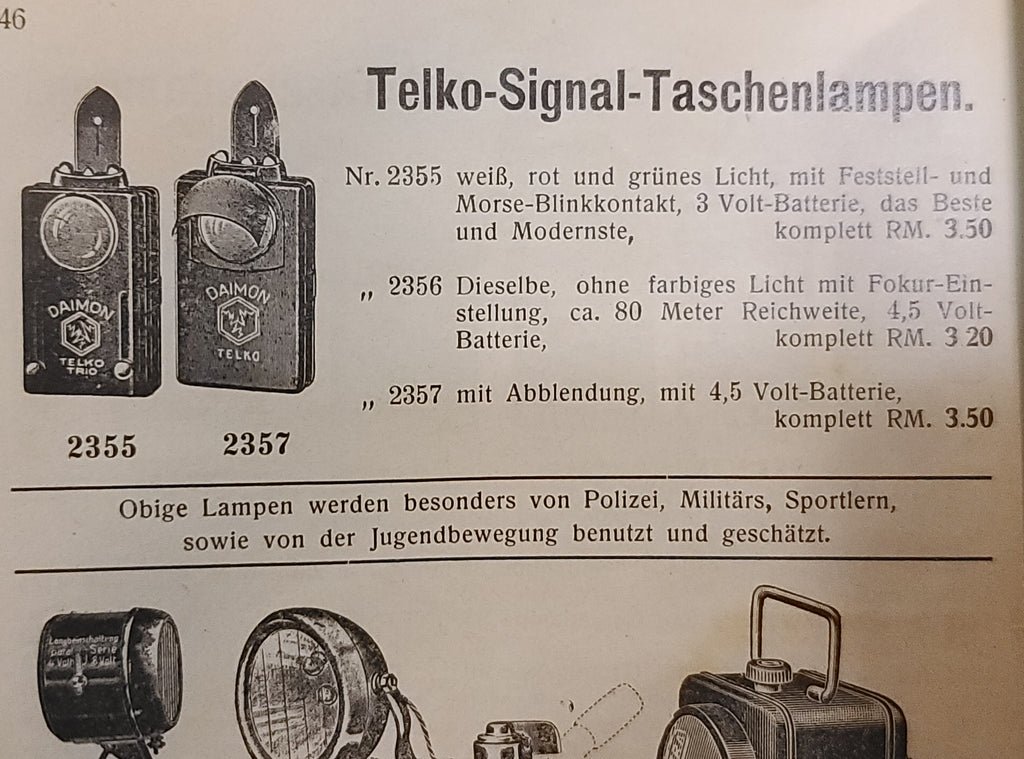 German Daimon Telko-Trio Flashlight — image 9