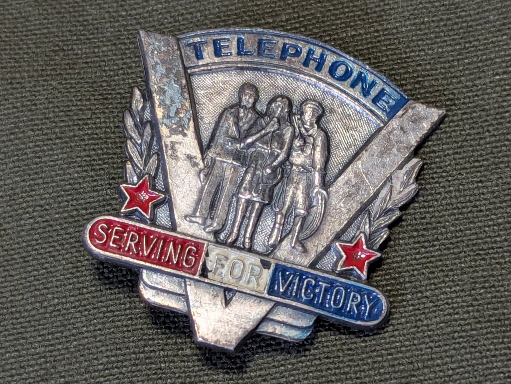 Telephone Serving for Victory Pin — image 4