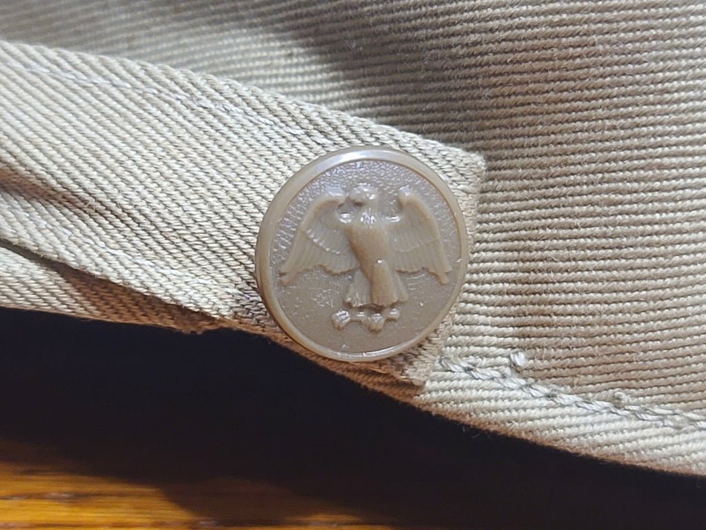 WAAC Khaki Hobby Hat with Enlisted Walking Eagle Emblem (Size 21 1/2) — image 16