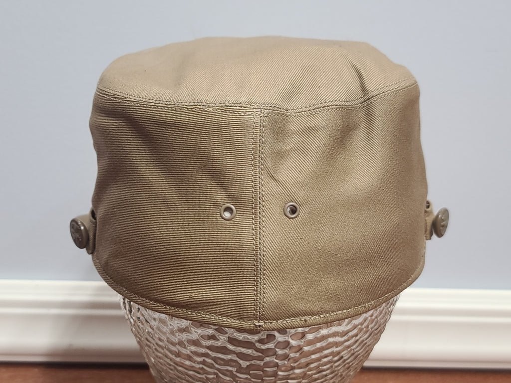 WAAC Khaki Hobby Hat with Enlisted Walking Eagle Emblem (Size 21 1/2) — image 6