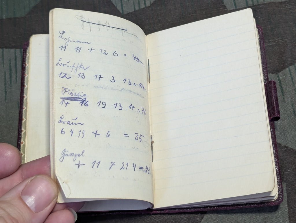 Small German Notebook Maroon Cover — image 5