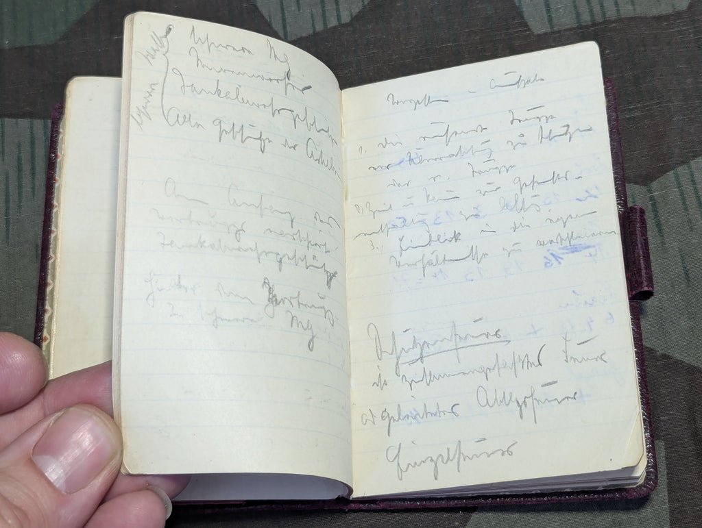 Small German Notebook Maroon Cover — image 6