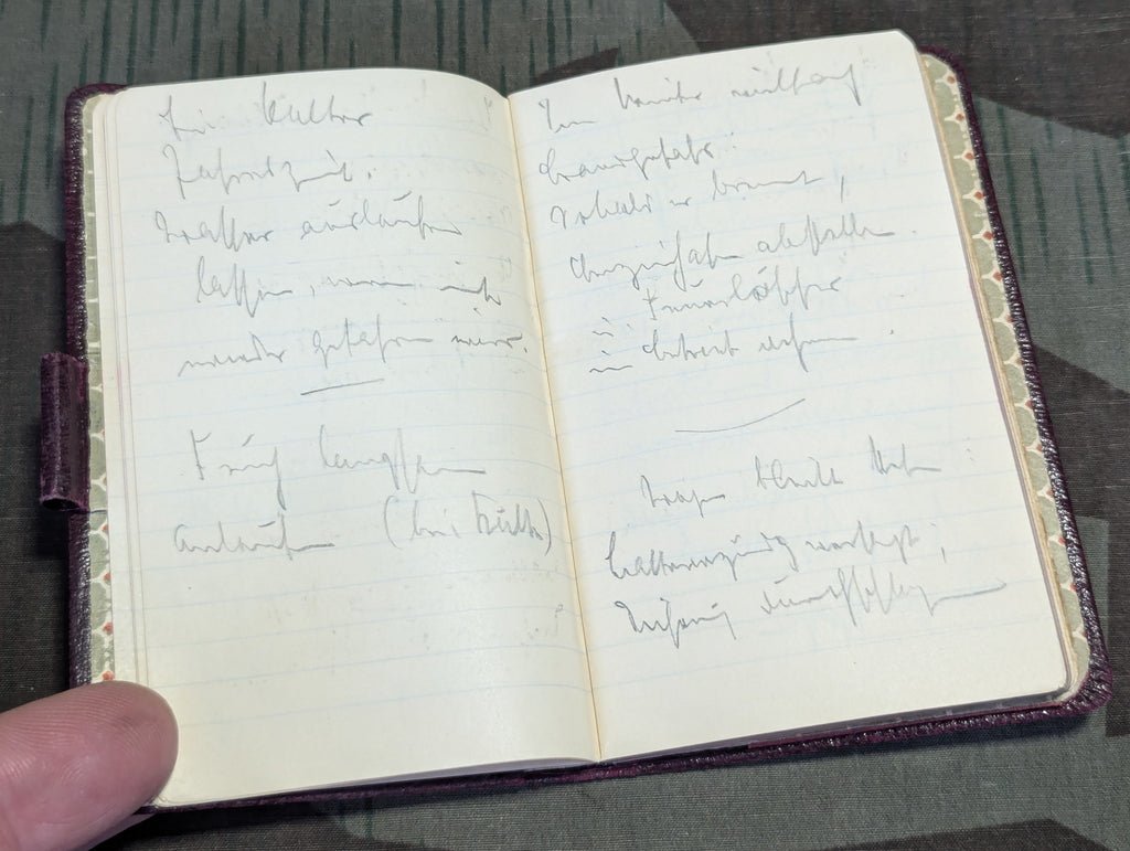 Small German Notebook Maroon Cover — image 8