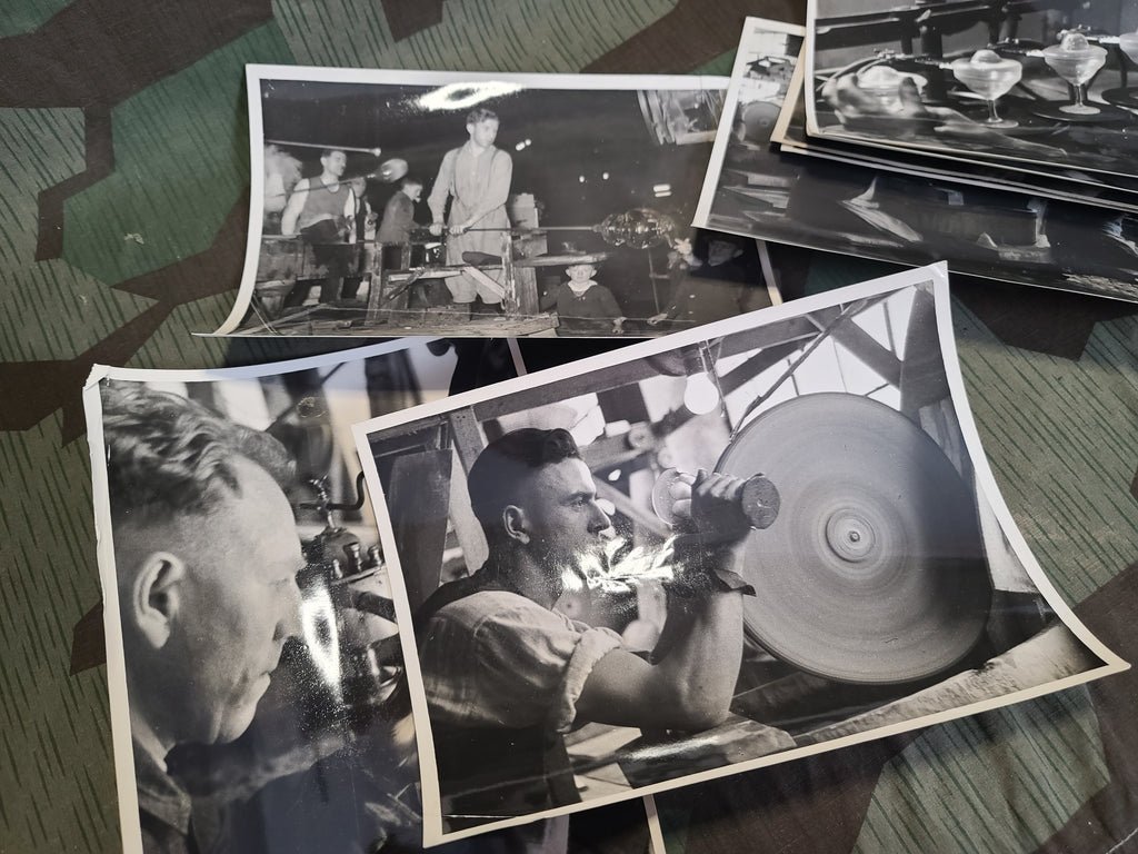 Large Lot of Glass Making Photos (Lot of 20) — image 12