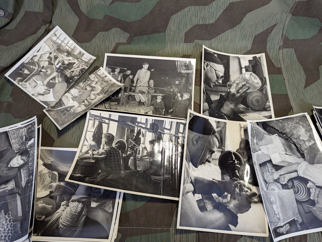 Large Lot of Glass Making Photos (Lot of 20) — image 2