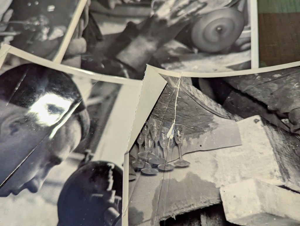 Large Lot of Glass Making Photos (Lot of 20) — image 3