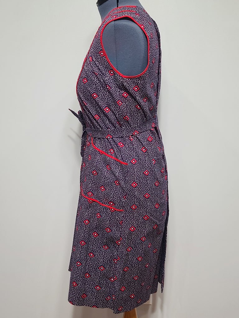 German Wrap Apron Style House Dress(adjustable 29'-32.5' waist) — image 2