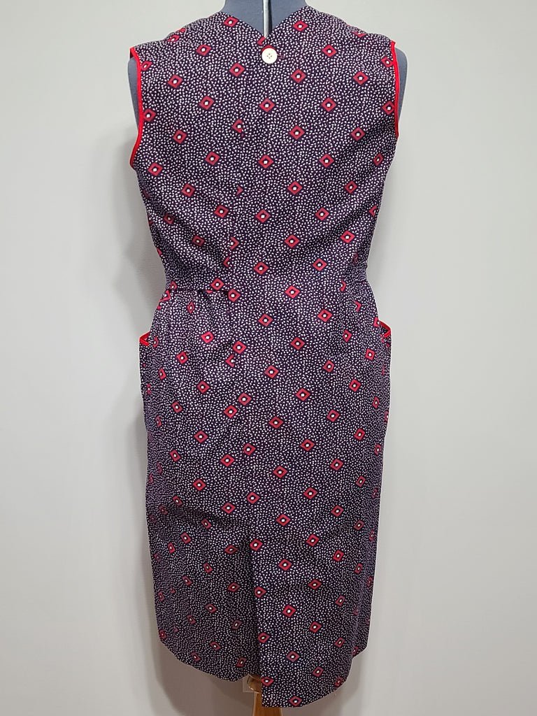 German Wrap Apron Style House Dress(adjustable 29'-32.5' waist) — image 3