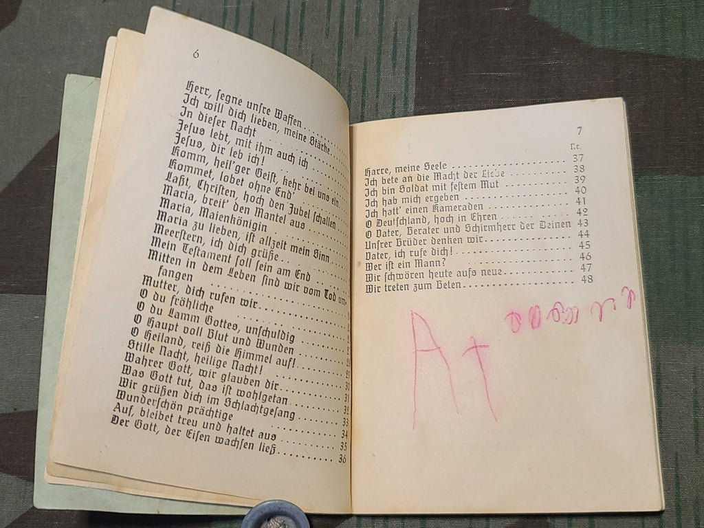 Soldier's Catholic Feldgesangbuch Song Book — image 6