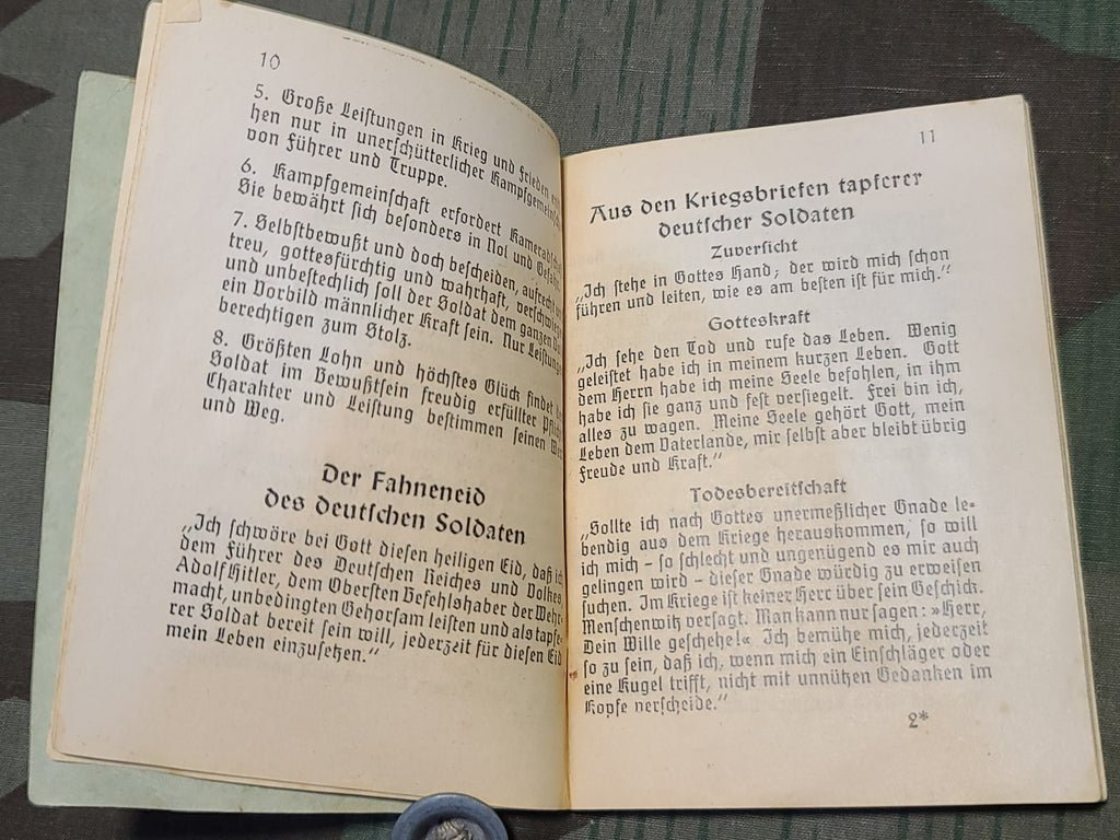 Soldier's Catholic Feldgesangbuch Song Book — image 7
