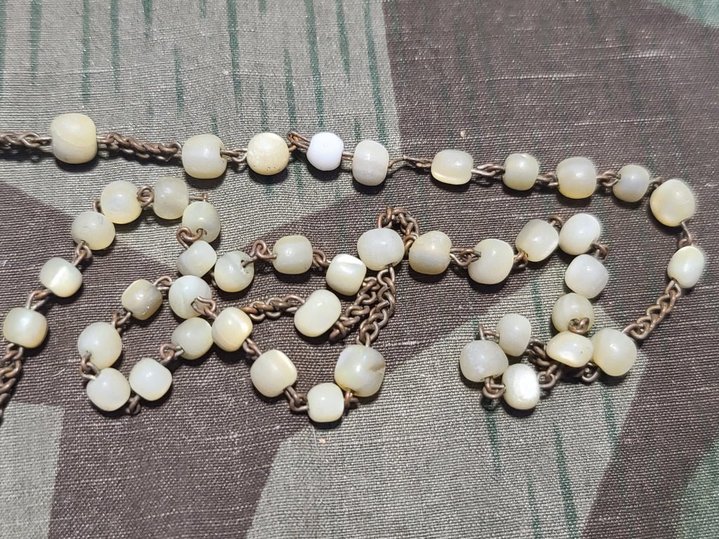 German Rosary with Off-White Beads — image 4