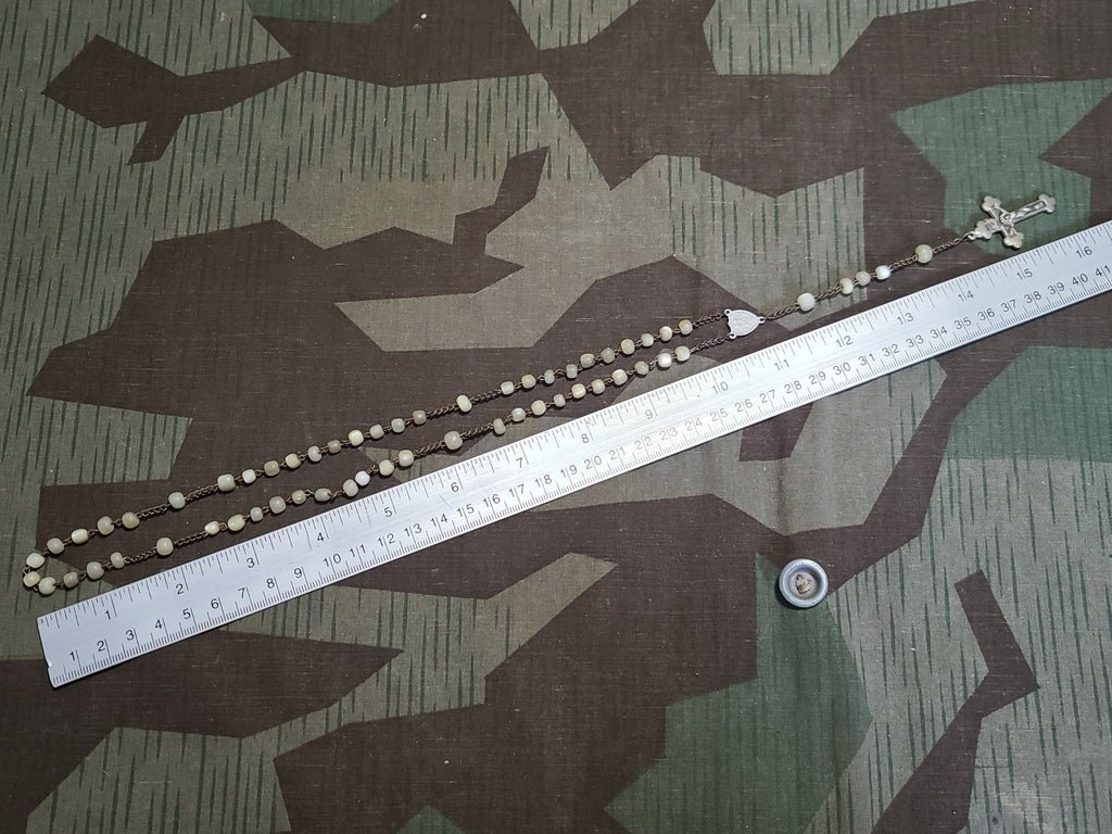 German Rosary with Off-White Beads — image 9