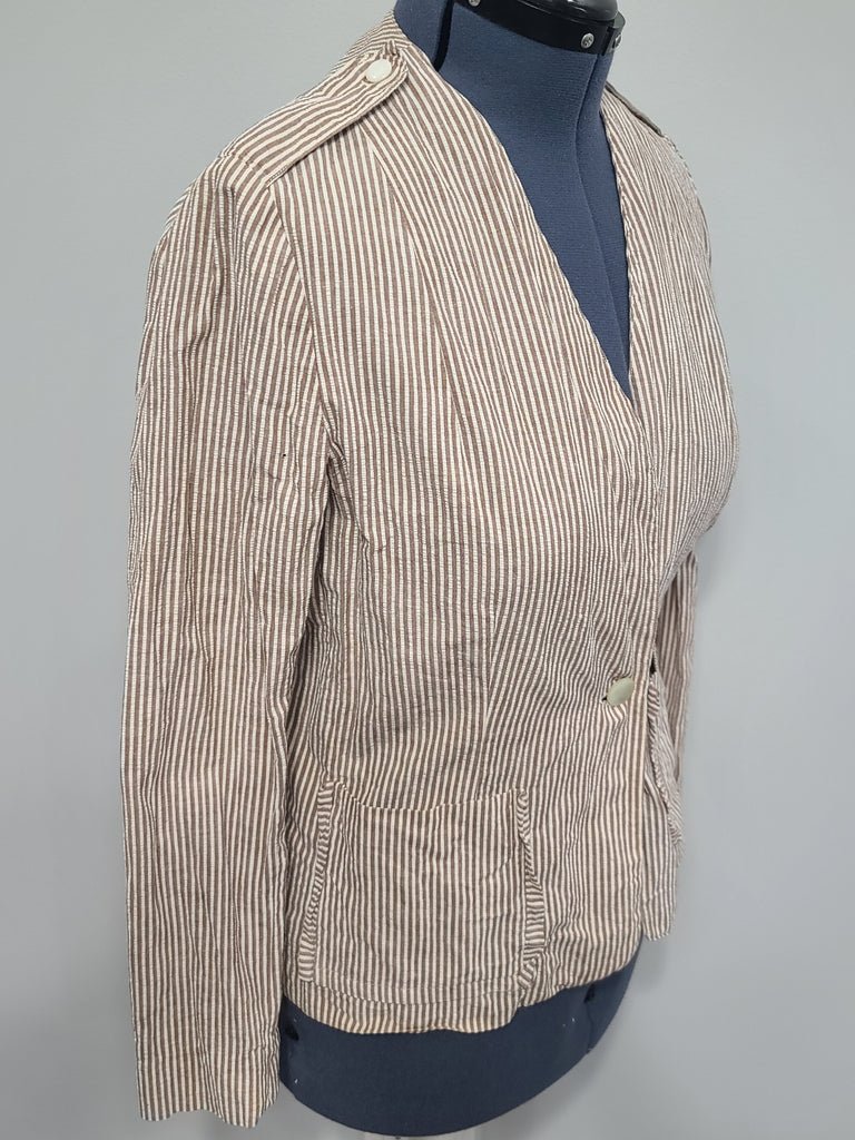 Army Nurse Seersucker Jacket and Trousers(B-42' W-32' H-42') — image 11