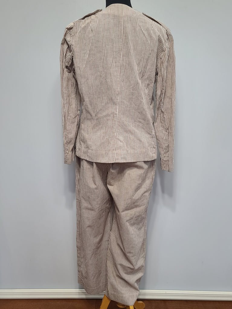 Army Nurse Seersucker Jacket and Trousers(B-42' W-32' H-42') — image 3