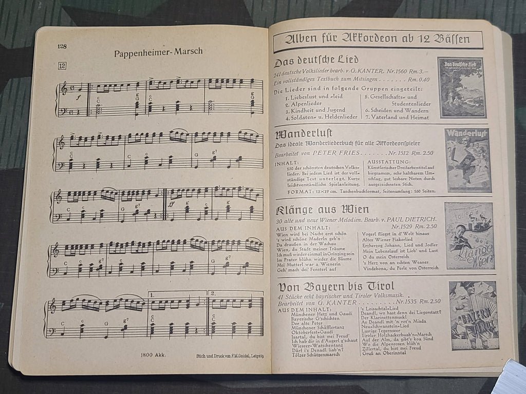 Kamerad Sing Mit Soldiers Song Book for Accordion — image 7