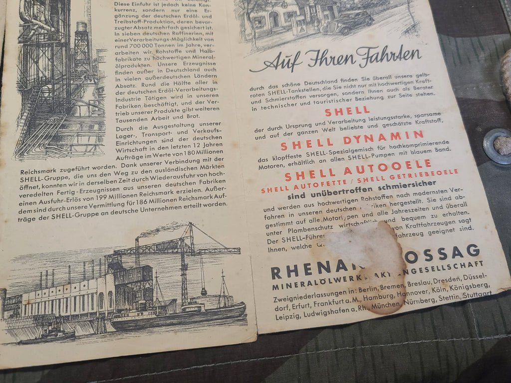 Original Shell Map of Anhalt Thüringen Sachsen — image 12