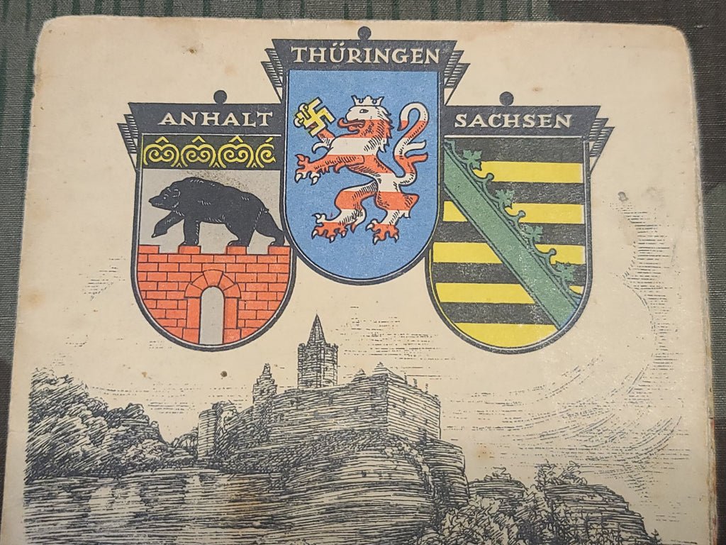 Original Shell Map of Anhalt Thüringen Sachsen — image 2