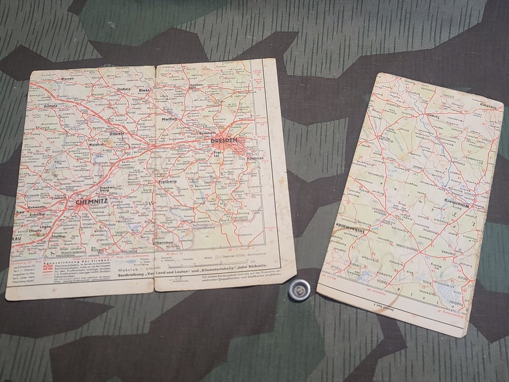 Original Shell Map of Anhalt Thüringen Sachsen — image 4