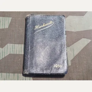 Heerbrandt 1936 Tages-Merkbuch Day Planner Pocket Calendar