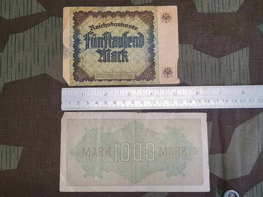 1922 Mark Reichsbanknote Lot of 5 Different Denominations — image 5